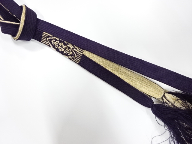 正絹　手組帯締め